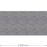 Peony 生地 ブルーグレー