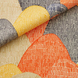 Mountain カーテン オレンジ