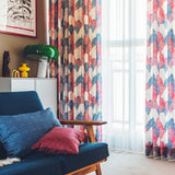 SS atelier (エスエス アトリエ)デザイン Mountain カーテン ピンク