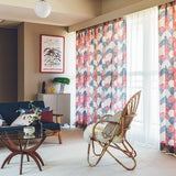 Mountain カーテン ピンク