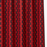 Oval カーテン レッド