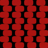 Oval 生地 レッド