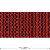 Oval 生地 レッド