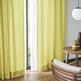 Oval カーテン イエロー