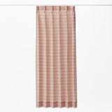 O flower カーテン ピンクベージュ