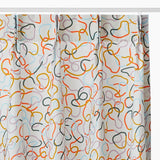 Elastic カーテン アイスブルー