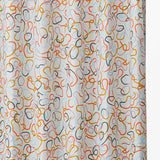 Elastic カーテン アイスブルー