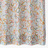 Elastic カーテン アイスブルー