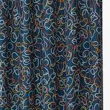 Elastic カーテン ネイビー