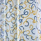 Elastic カーテン ライトブルー