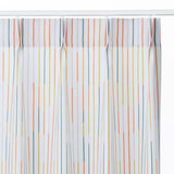 Lines カーテン カーキ オレンジ