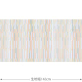 Lines 生地 カーキ オレンジ