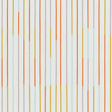 Lines 生地 ライトブルー オレンジ