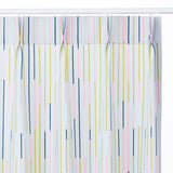 Lines カーテン ネイビー ピンク