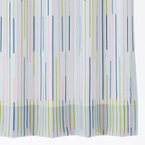 Lines カーテン ネイビー ピンク