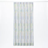 Lines カーテン ネイビー ピンク