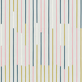 Lines 生地 ネイビー ピンク