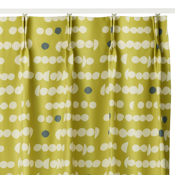 Light dots  カーテン  イエロー