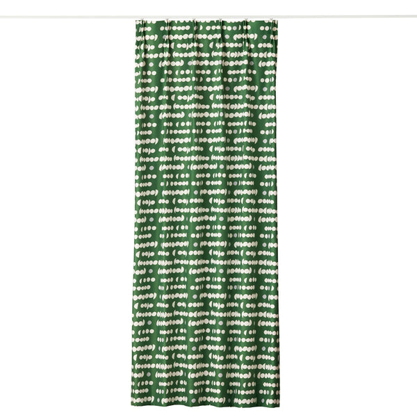 Light dots  カーテン  グリーン