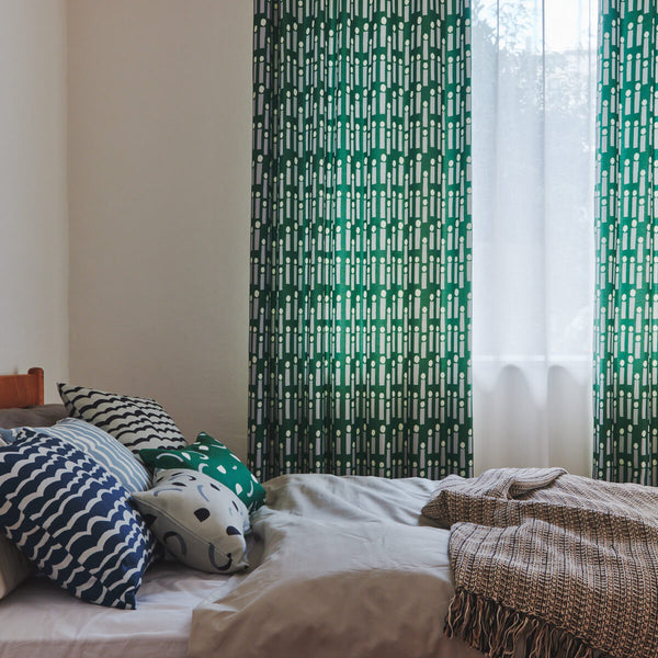 Tomoko Murata（ムラタトモコ）の Sun light   カーテン   グリーン