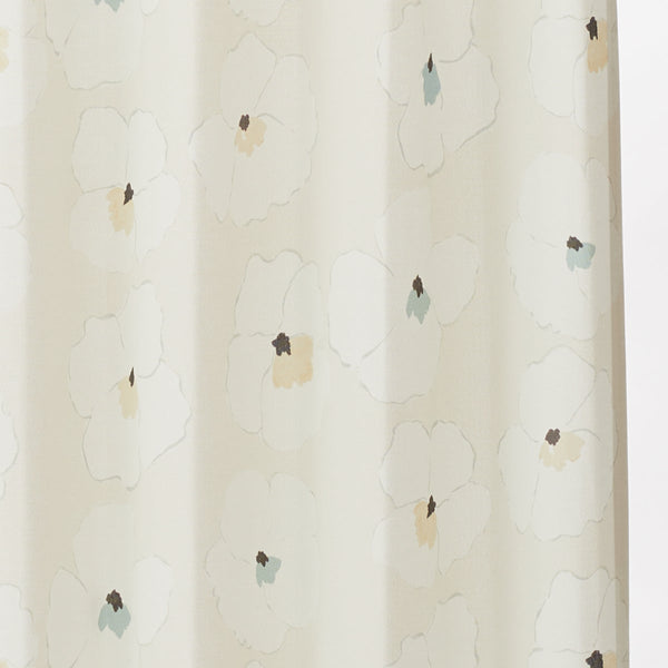 Warhol Garden  カーテン  クリームベージュ