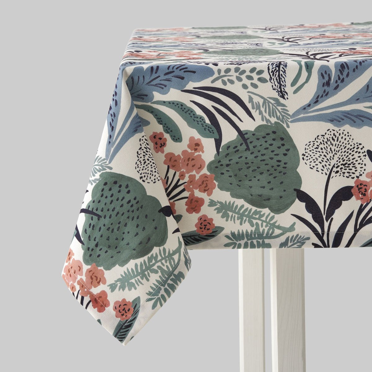 Sarahbelデザイン Plants テーブルクロス グレー – トレファトレファ