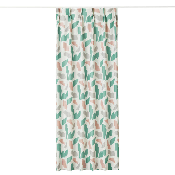 Shapes  カーテン  ペールピンク ブルー