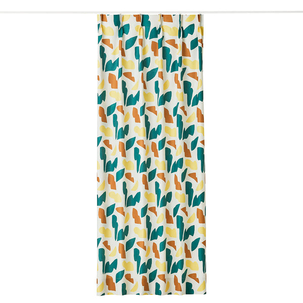 Shapes  カーテン  ブラウン グリーン