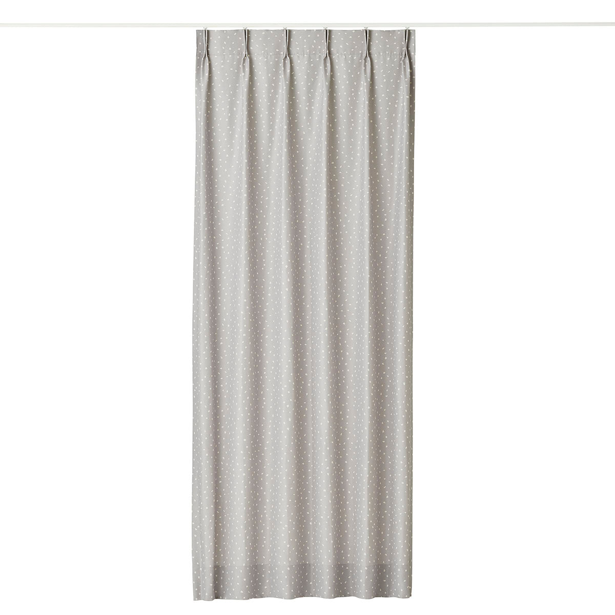 カーテン/トレファトレファ てんてん カーテン グレー アイボリー – トレファトレファ
