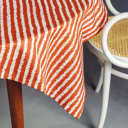 しましま  テーブルクロス  ブリック アイボリー