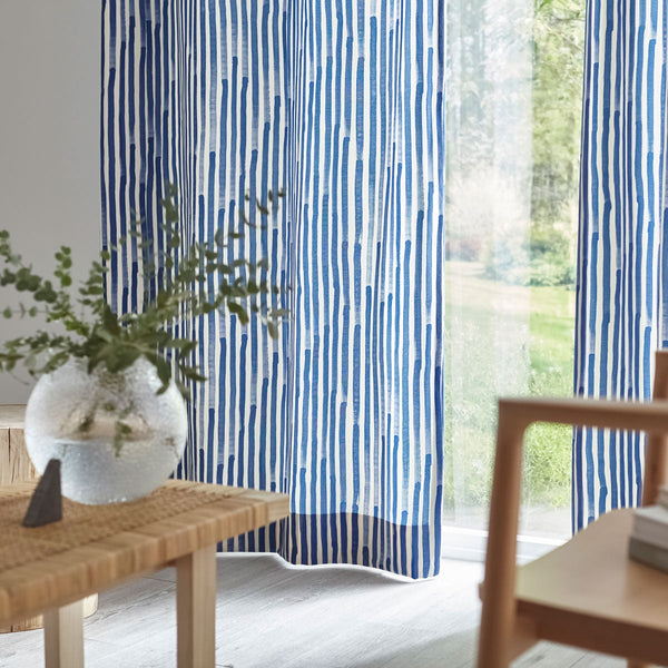 Folkdrakter  カーテン  ブルー