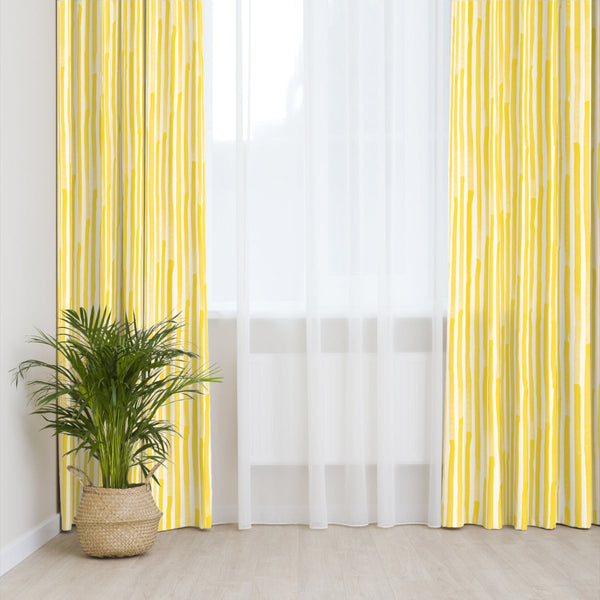 Folkdrakter  カーテン  イエロー