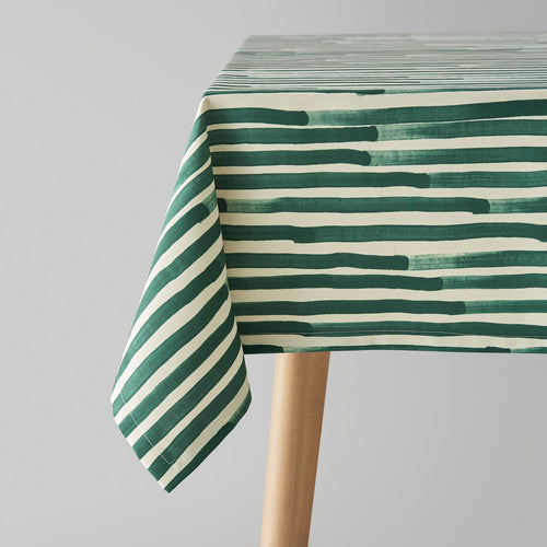 Masayoshi Oya (マサヨシ オオヤ)デザイン Folkdrakter  テーブルクロス  ダークグリーン