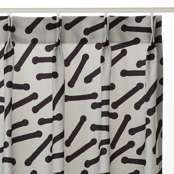 Stickor  カーテン  グレー