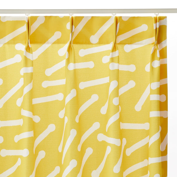 Stickor  カーテン  イエロー