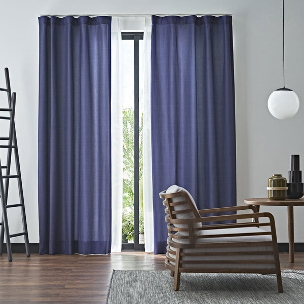 Loop  カーテン  ネイビーブルー