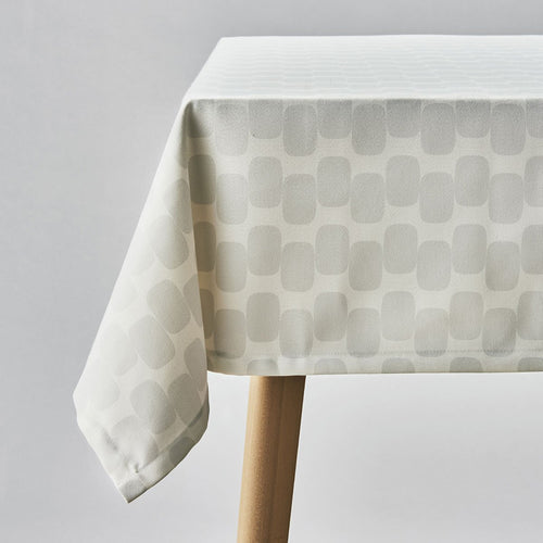 Oval  テーブルクロス  ライトグレー